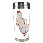 blonde Pinup Stainless Steel Travel Tumbler