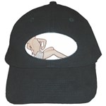 blonde Pinup Black Cap