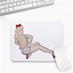 blonde Pinup Small Mousepad