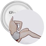 blonde Pinup 3  Button