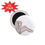 blonde Pinup 1.75  Magnet (10 pack) 