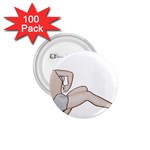 blonde Pinup 1.75  Button (100 pack) 