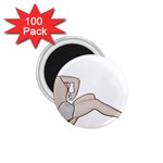 blonde Pinup 1.75  Magnet (100 pack) 