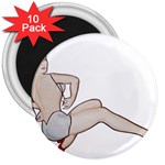 blonde Pinup 3  Magnet (10 pack)