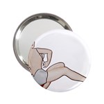 blonde Pinup 2.25  Handbag Mirror