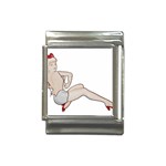 blonde Pinup Italian Charm (13mm)