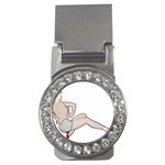 blonde Pinup Money Clip (CZ)