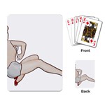 blonde Pinup Playing Cards Single Design