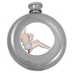 blonde Pinup Hip Flask (5 oz)