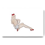 blonde Pinup Large Doormat