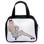 blonde Pinup Classic Handbag (Two Sides)