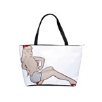 blonde Pinup Classic Shoulder Handbag