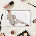 blonde Pinup Cosmetic Bag (Medium)