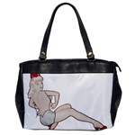 blonde Pinup Oversize Office Handbag