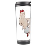 blonde Pinup Travel Tumbler