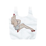 blonde Pinup Full Print Recycle Bag (S)