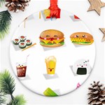 Kawaii Food Ornament (Round)