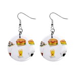 Kawaii Food 1  Button Earrings