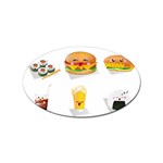 Kawaii Food Sticker (Oval)