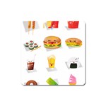 Kawaii Food Magnet (Square)