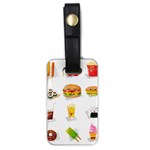 Kawaii Food Luggage Tag (one side)