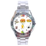 Kawaii Food Stainless Steel Analogue Watch