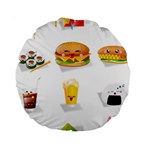 Kawaii Food Standard 15  Premium Round Cushion 