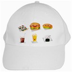 Kawaii Food White Cap