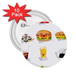 Kawaii Food 2.25  Button (10 pack)