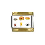 Kawaii Food Gold Trim Italian Charm (9mm)