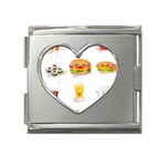 Kawaii Food Mega Link Heart Italian Charm (18mm)