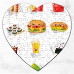 Kawaii Food Jigsaw Puzzle (Heart)