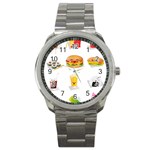 Kawaii Food Sport Metal Watch