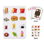 Kawaii Food Playing Cards Single Design