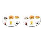 Kawaii Food Cufflinks (Oval)