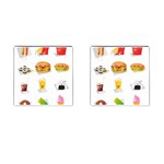 Kawaii Food Cufflinks (Square)