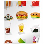 Kawaii Food Canvas 8  x 10 