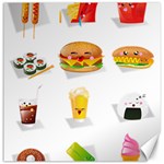 Kawaii Food Canvas 12  x 12 