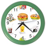 Kawaii Food Color Wall Clock