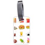 Kawaii Food Luggage Tag (two sides)