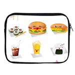 Kawaii Food Apple iPad 2/3/4 Zipper Case