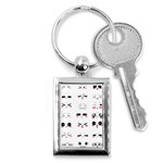 Kaomoji Key Chain (Rectangle)