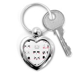 Kaomoji Key Chain (Heart)