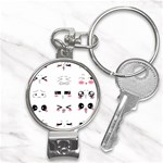 Kaomoji Nail Clippers Key Chain