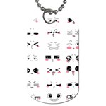 Kaomoji Dog Tag (One Side)