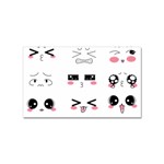 Kaomoji Sticker Rectangular (10 pack)