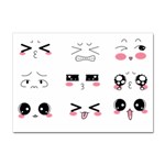 Kaomoji Sticker A4 (10 pack)