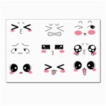 Kaomoji Postcards 5  x 7  (Pkg of 10)