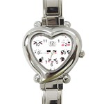 Kaomoji Heart Italian Charm Watch