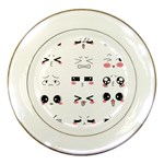 Kaomoji Porcelain Plate